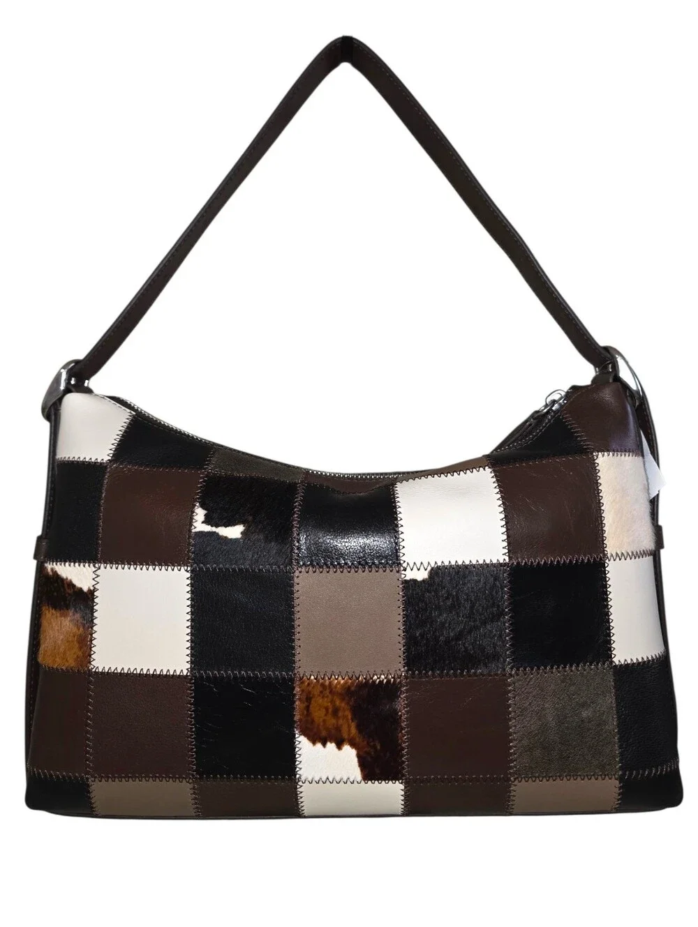 Coachtopia Coach Alter Ego Slouchy Shoulder Bag Maple Multi Cow Print CFI65 NEW
